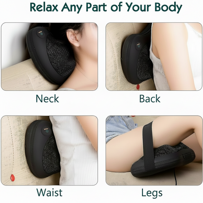 Addaday Pro Wireless Deep Tissue Massage Pillow with Heat