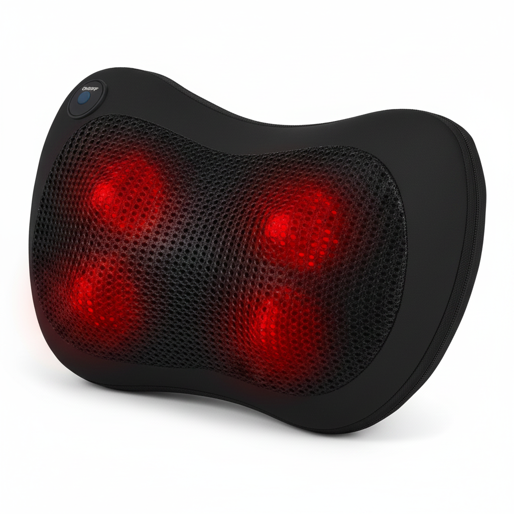 Addaday Pro Wireless Deep Tissue Massage Pillow with Heat